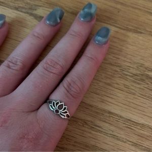 Lotus flower ring